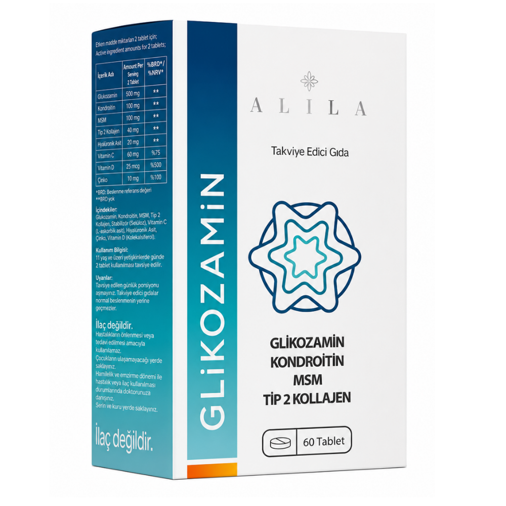  Alila Glikozamin 60 Tablet Fiyatları - Modern Eczane