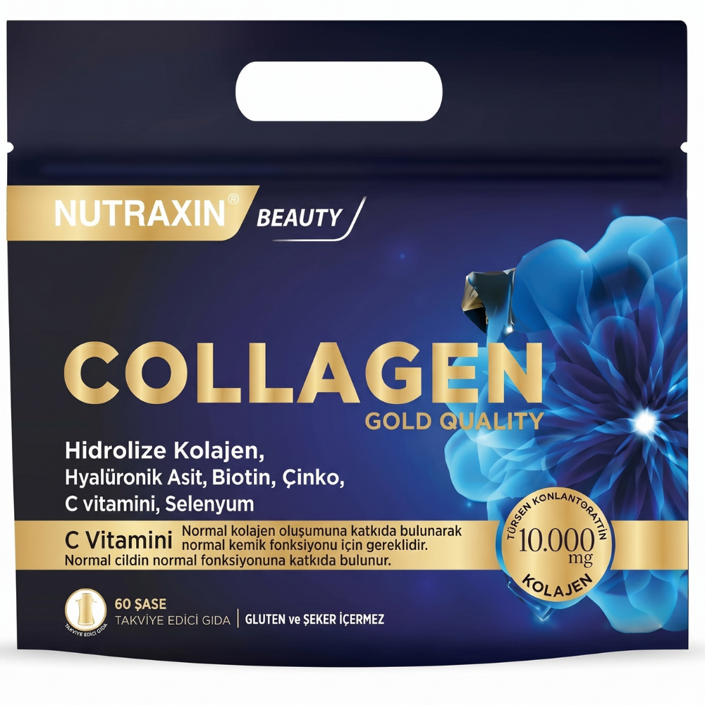  Nutraxin Collagen Gold Quality 10.000 mg 60 Saşe Fiyatları - Modern Eczane