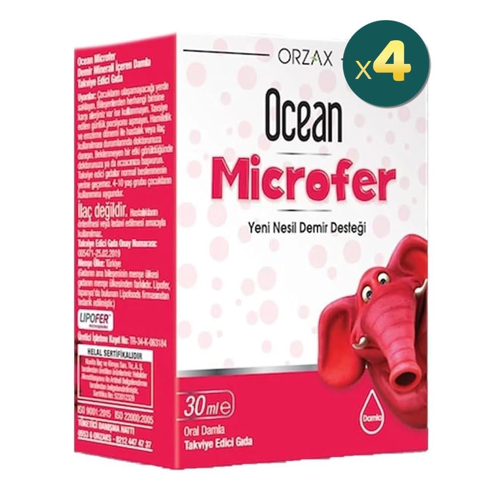  Ocean Microfer Damla 30 ml 4 Adet Fiyatları - Modern Eczane