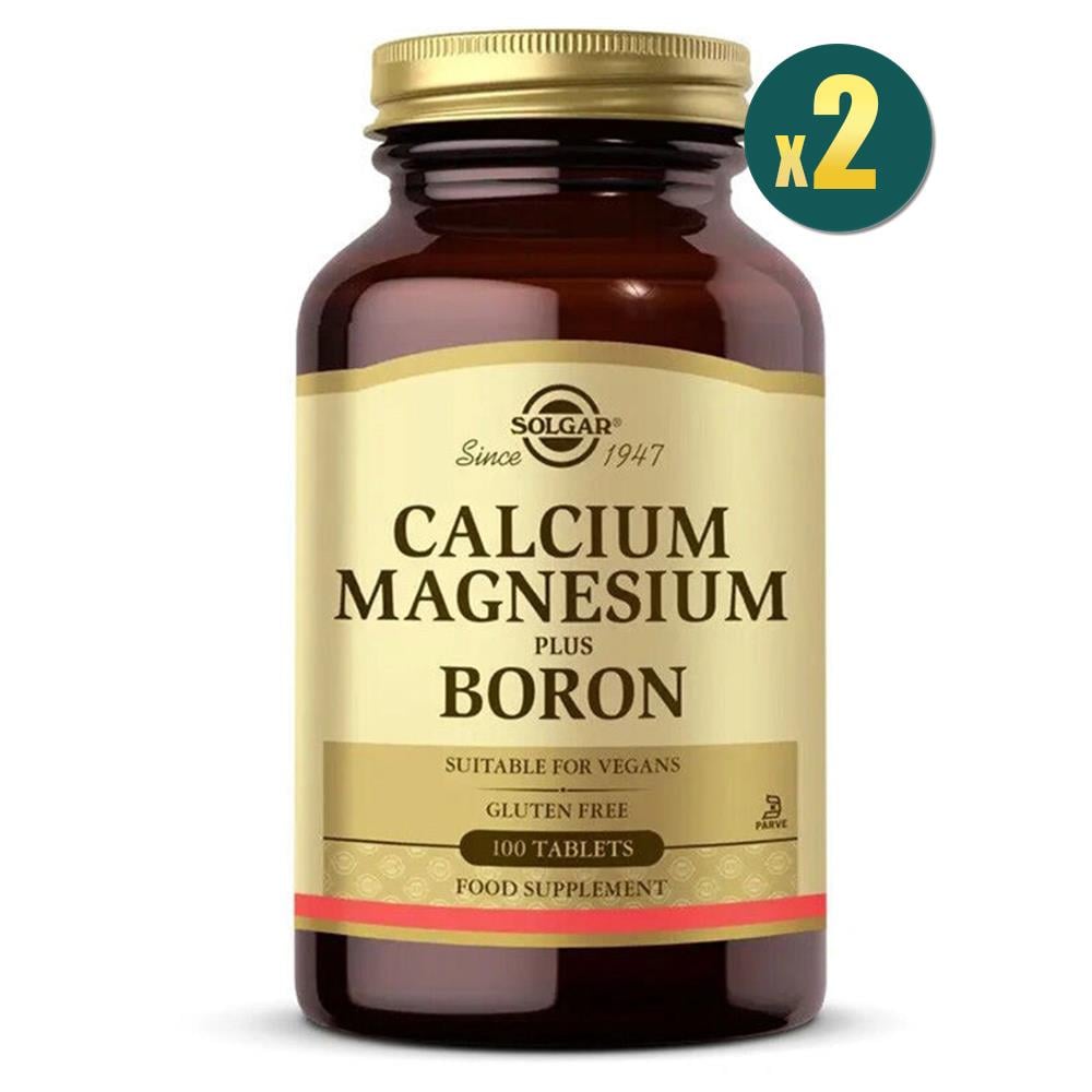  Solgar Calcium Magnesium Plus Boron 100 Tablet 2 Adet Fiyatları - Modern Eczane