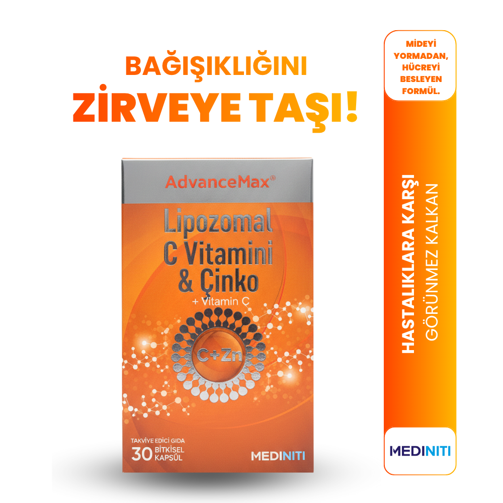 Advancemax Lipozomal C Vitamini & Çinko 30 Kapsül Fiyatları - Modern Eczane