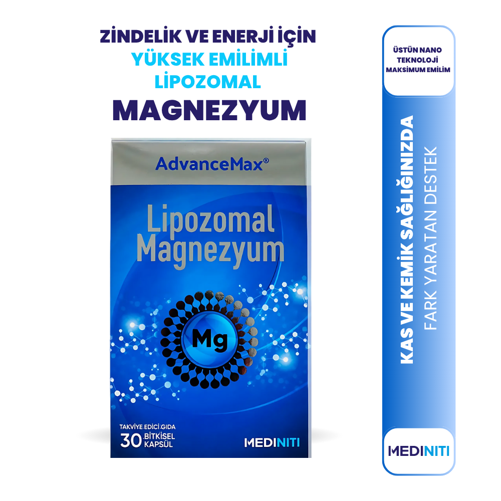 Advancemax Lipozomal Magnezyum 30 Kapsül Fiyatları - Modern Eczane