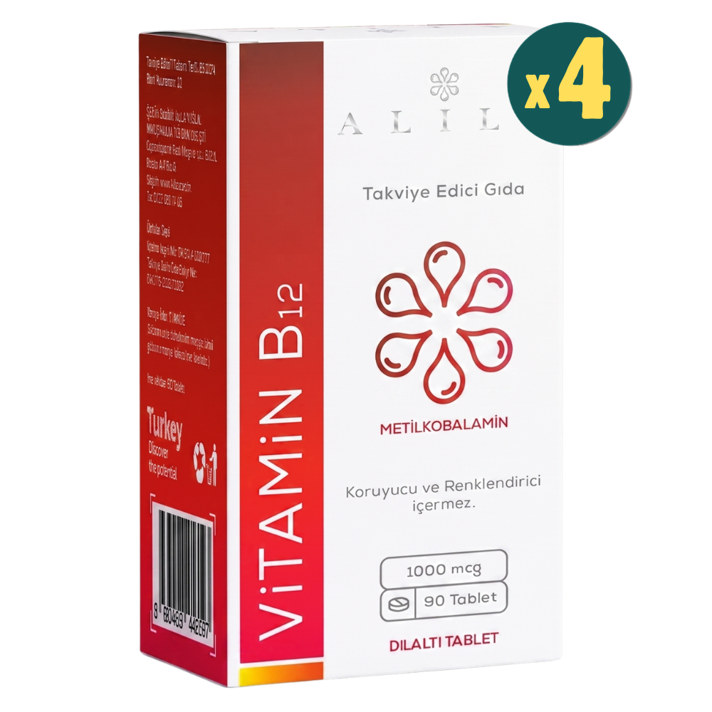 Alila B12 90 Tablet 4 Adet Fiyatları - Modern Eczane