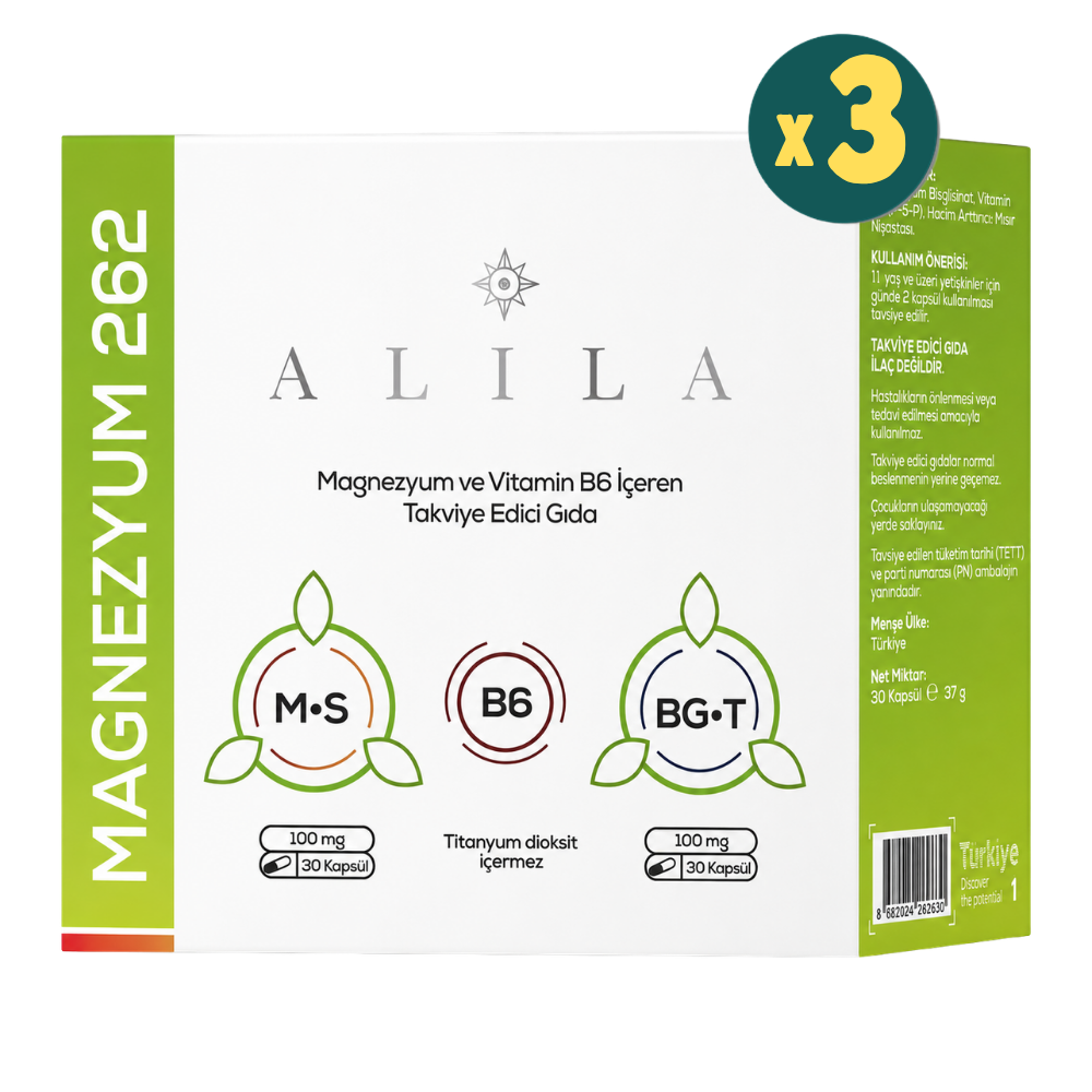 Alila Magnezyum 60 Kapsül 3 Adet Fiyatları - Modern Eczane