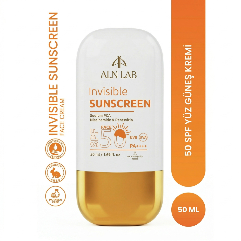 Aln Lab Invisible Face Sun Cream SPF50+ 50 ml Fiyatları - Modern Eczane