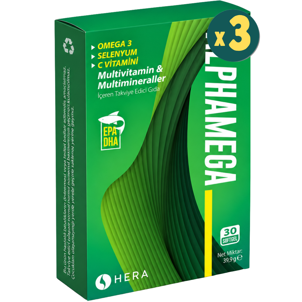 Alphamega 30 Softjel 3 Adet Fiyatları - Modern Eczane