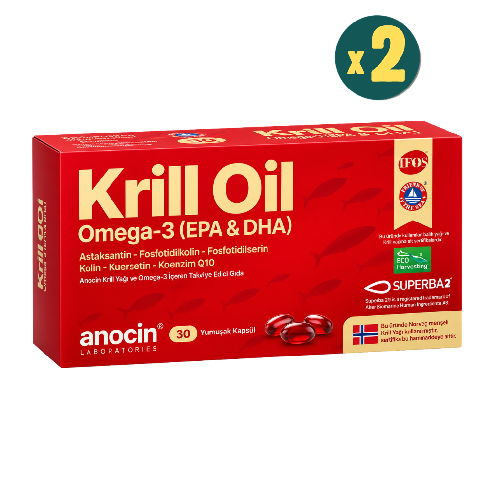 Anocin Krill Oil 30 Kapsül 2 Adet Fiyatları - Modern Eczane