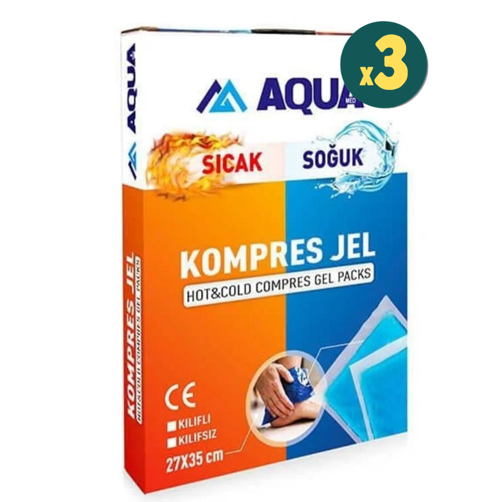Aqua Sıcak Soğuk Termojel 27 x 35 cm 3 Adet Fiyatları - Modern Eczane