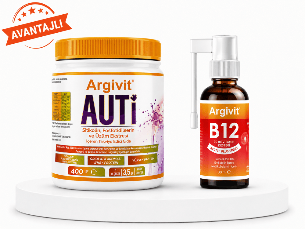 Argivit Auti 400 gr & Argivit B12 Active Plus Sprey Fiyatları - Modern Eczane