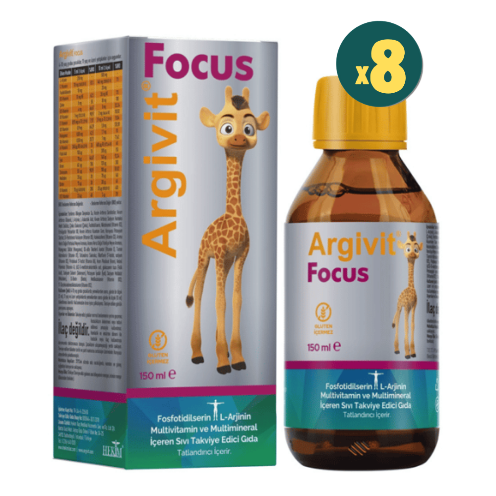 Argivit Focus Şurup 150 ml 8 Adet Fiyatları - Modern Eczane