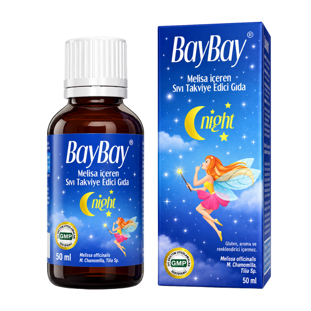 Baybay Night Melisa İçeren Bitkisel Damla 50 ml Fiyatları - Modern Eczane