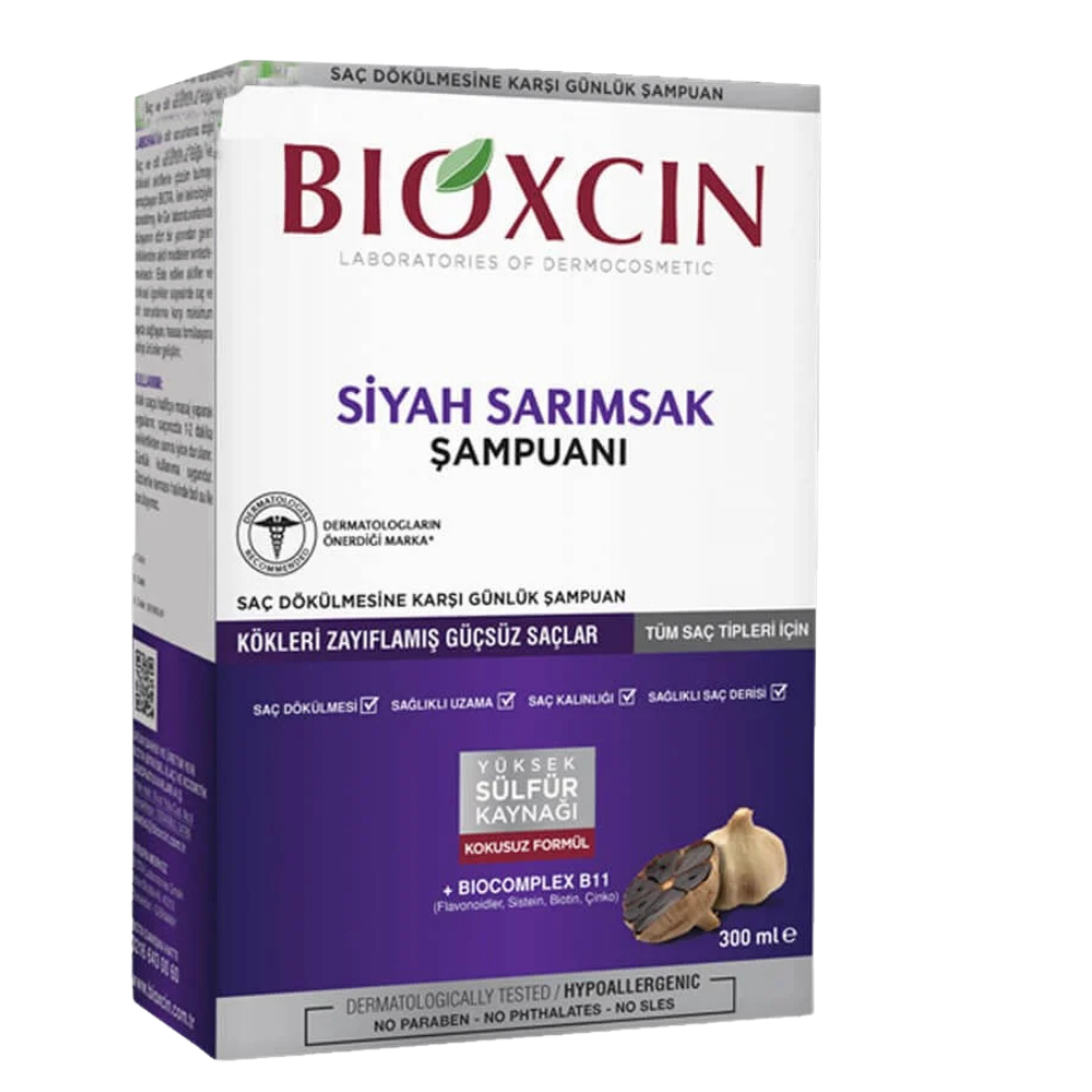 Bioxcin Siyah Sarımsak Şampuanı 300 ml Fiyatları - Modern Eczane