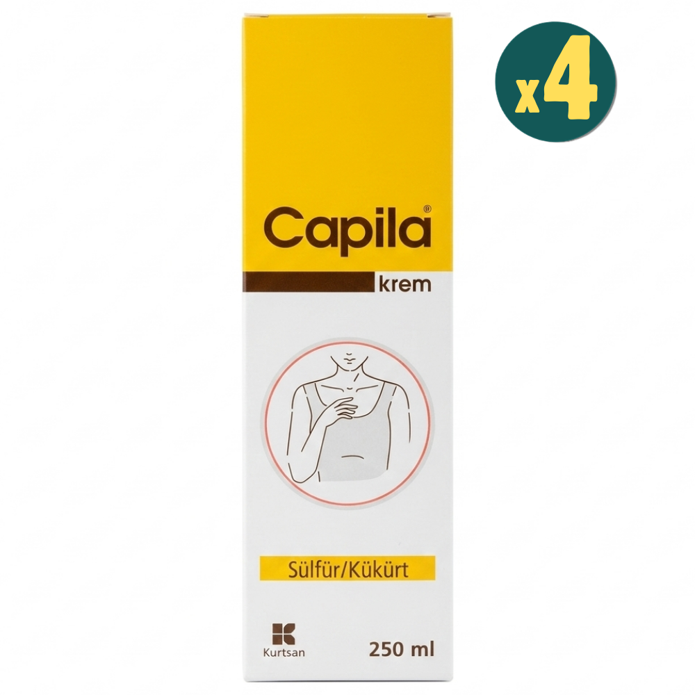 Capila Krem Sülfür Kükürt 250 ml 4 Adet Fiyatları - Modern Eczane