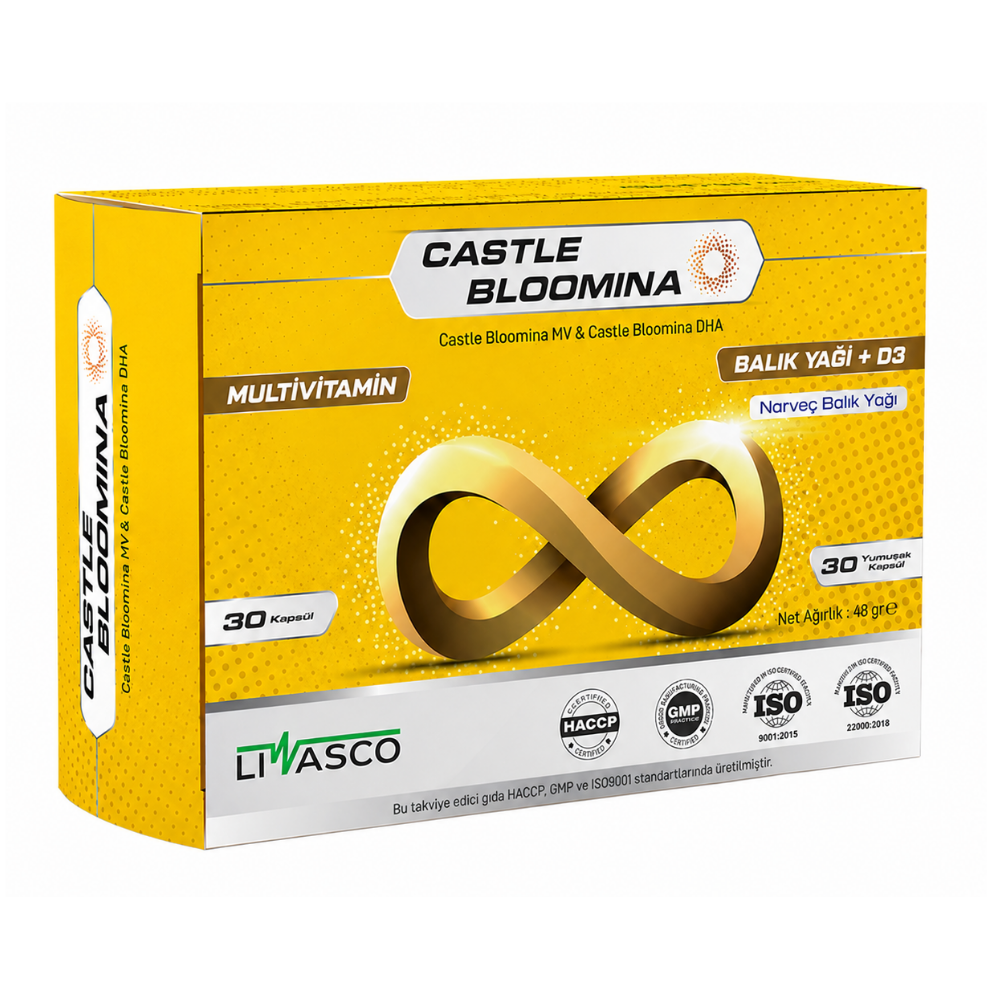 Castle Bloomina Omega 3 60 Kapsül Fiyatları - Modern Eczane