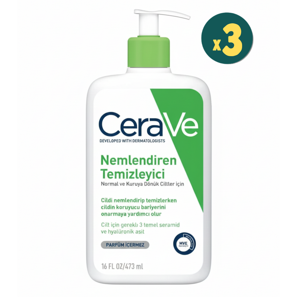 Cerave Nemlendiren Temizleyici 236 ml 3 Adet Fiyatları Modern Eczane