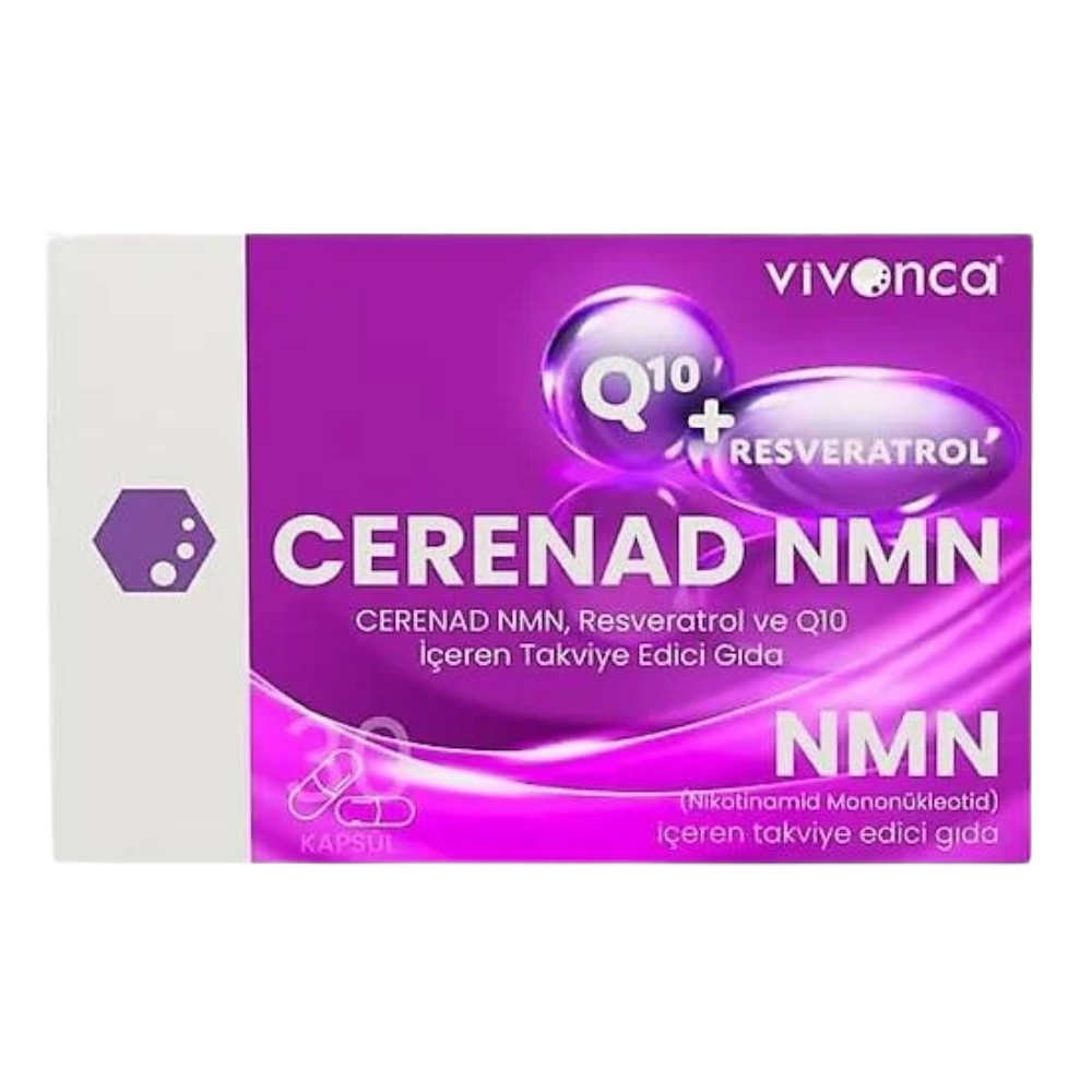 Cerenad NMN 30 Kapsül Resveratrol ve Koenzim Q10 -  Modern Eczane