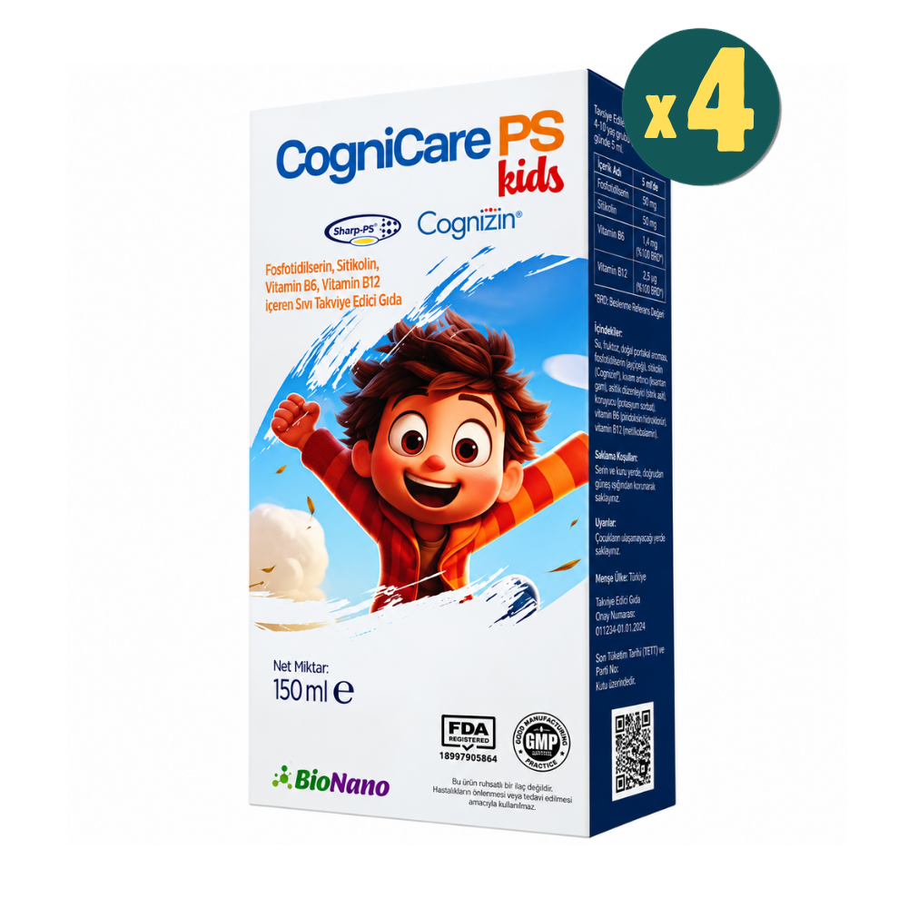 CogniCare Kids PS 150 ml 4 Adet Fiyatları - Modern Eczane