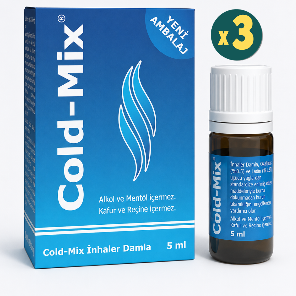 Cold-Mix Inhaler Damla 5 ml 3 Adet Fiyatları - Modern Eczane