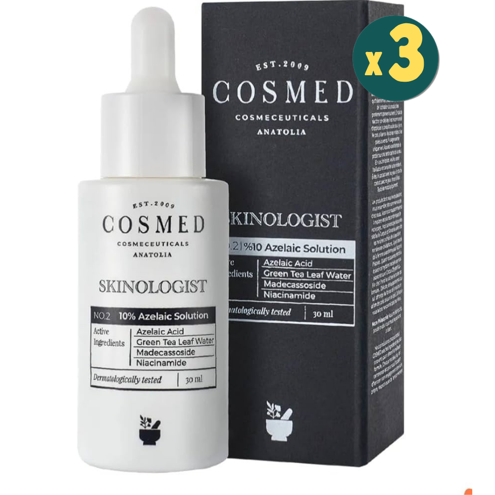 Cosmed Skinologist %10 Azelaic Leke Karşıtı Yüz Serumu 30 ml 3 Adet Fiyatları - Modern Eczane