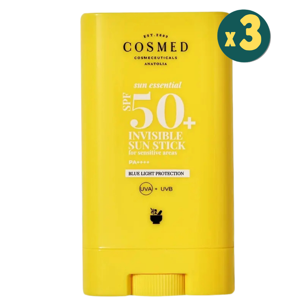 Cosmed Sun Essential Invisible Sun Stick SPF50 20 gr 3 Adet Fiyatları - Modern Eczane