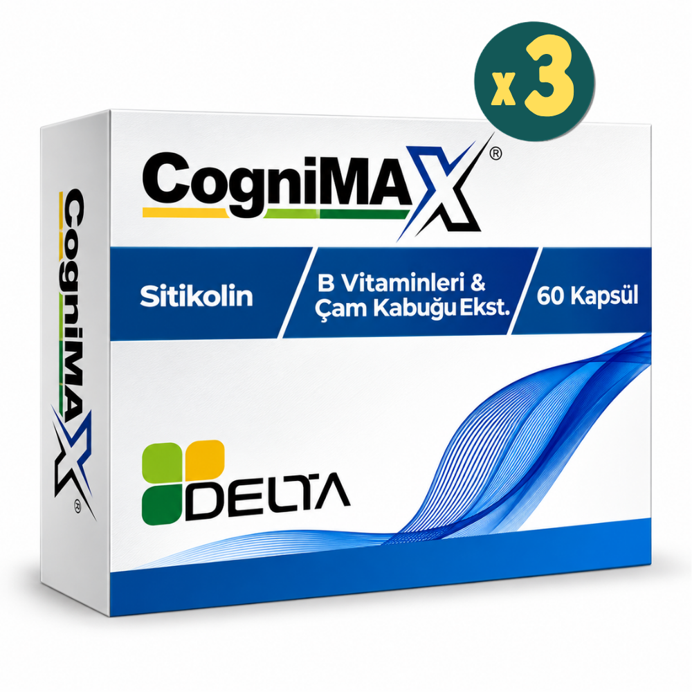 Delta Cognimax 60 Kapsül 3 Adet Fiyatları - Modern Eczane
