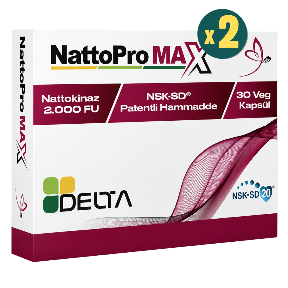 Delta Nattopromax 30 Vegan Kapsül 2 Adet Fiyatları - Modern Eczane