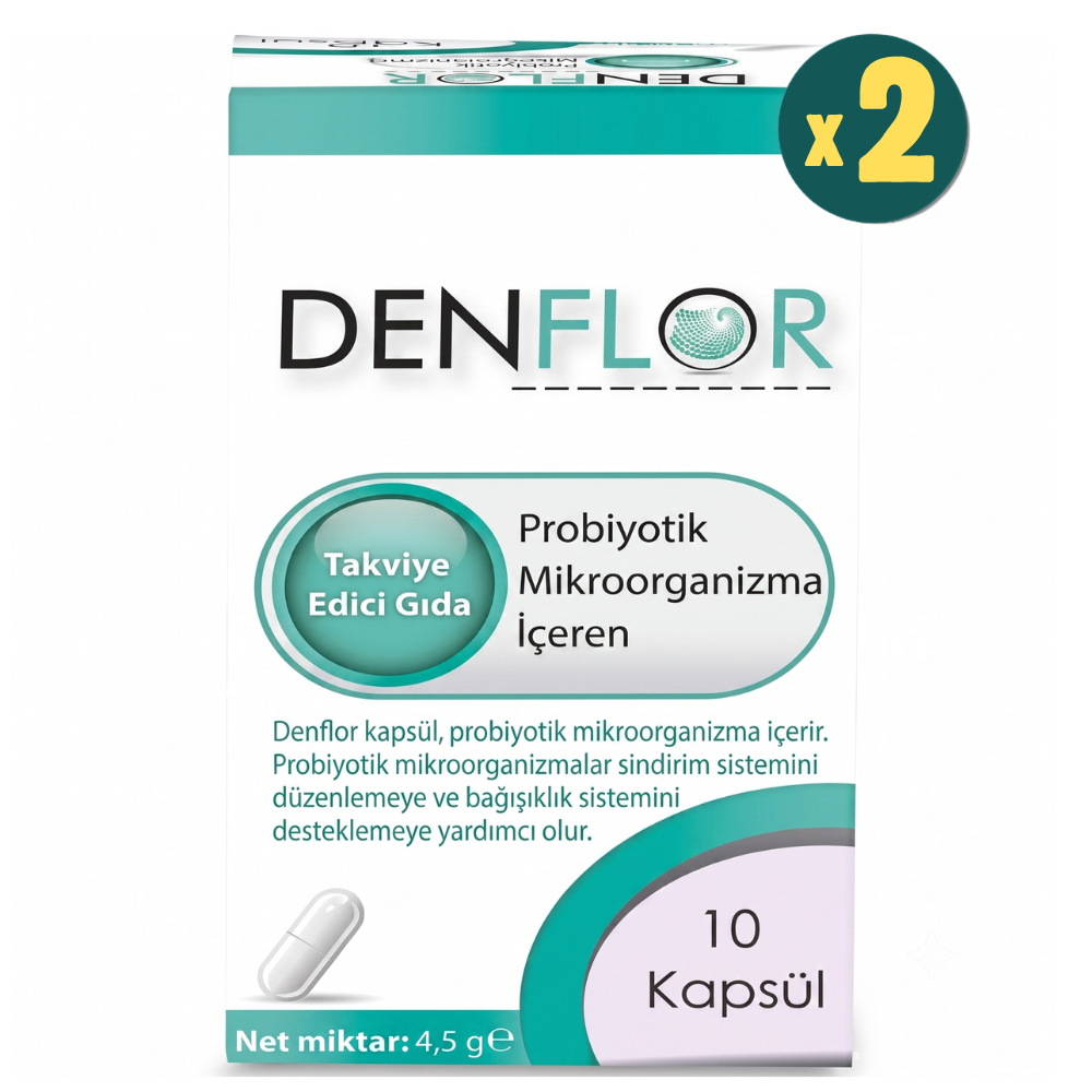 Denflor Probiyotik 10 Kapsül 2 Adet Fiyatları - Modern Eczane