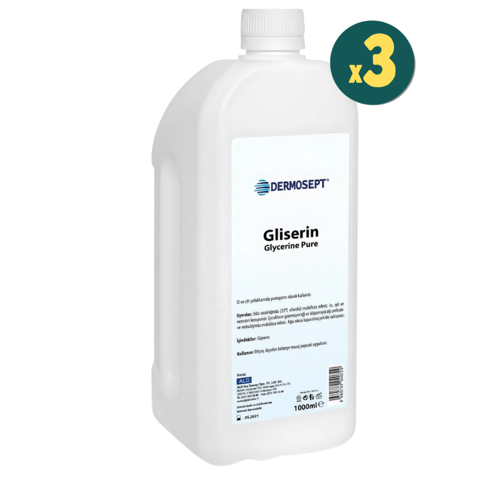 Dermosept Gliserin 1000 ml 3 Adet Fiyatları - Modern Eczane