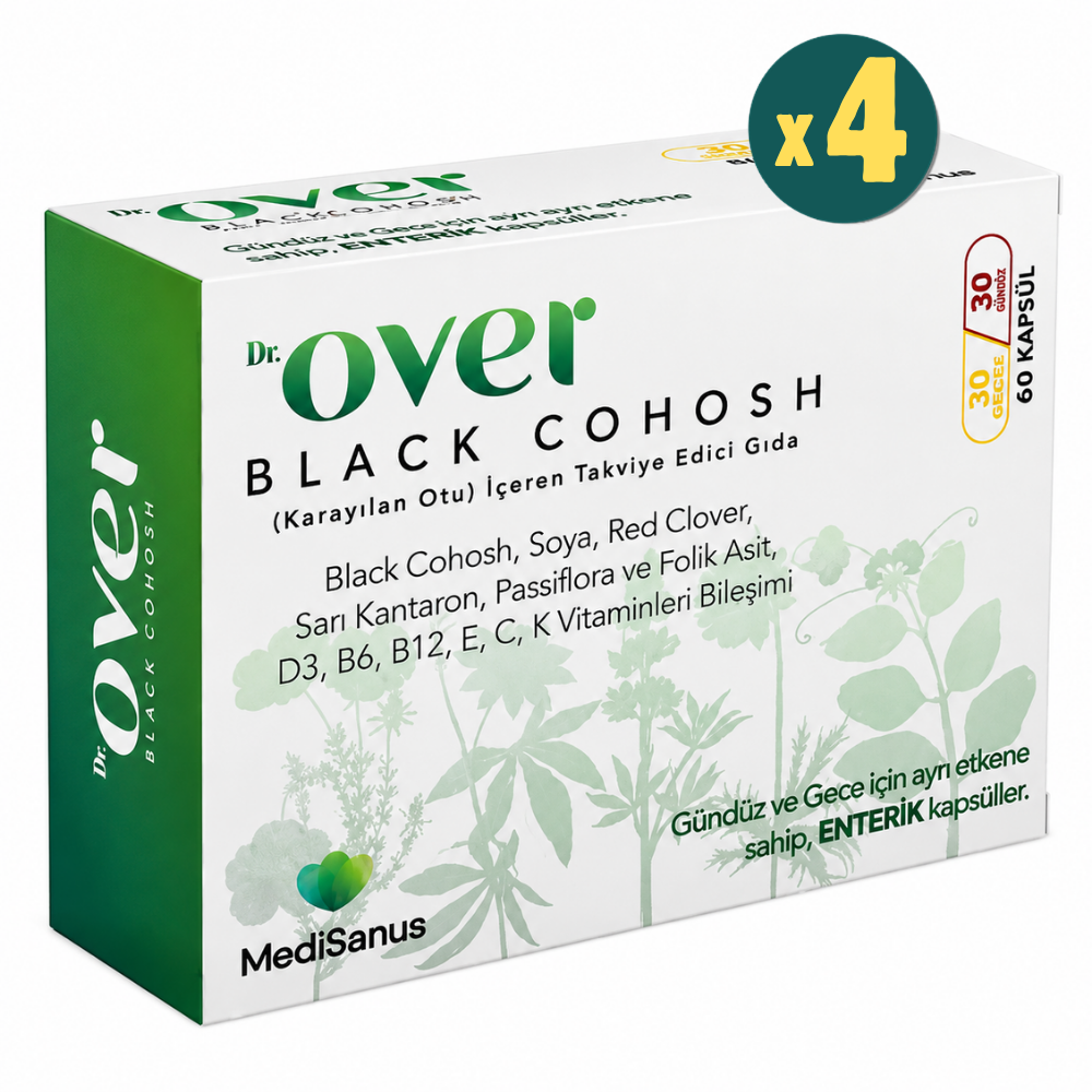 Dr.Over Black Cohosh Karayılan Otu 60 Tablet 4 Adet Fiyatları - Modern Eczane