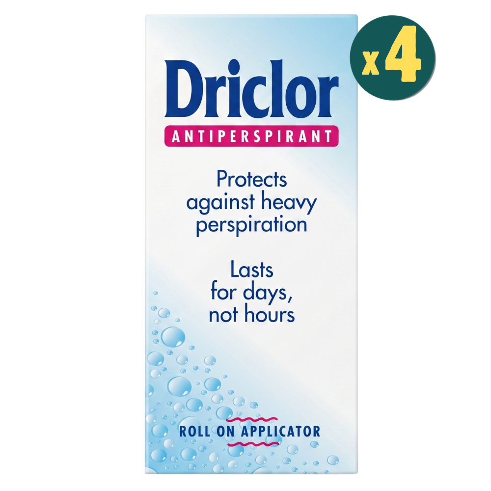 Driclor Roll-On Deodorant 20 ml 4 Adet Fiyatları - Modern Eczane