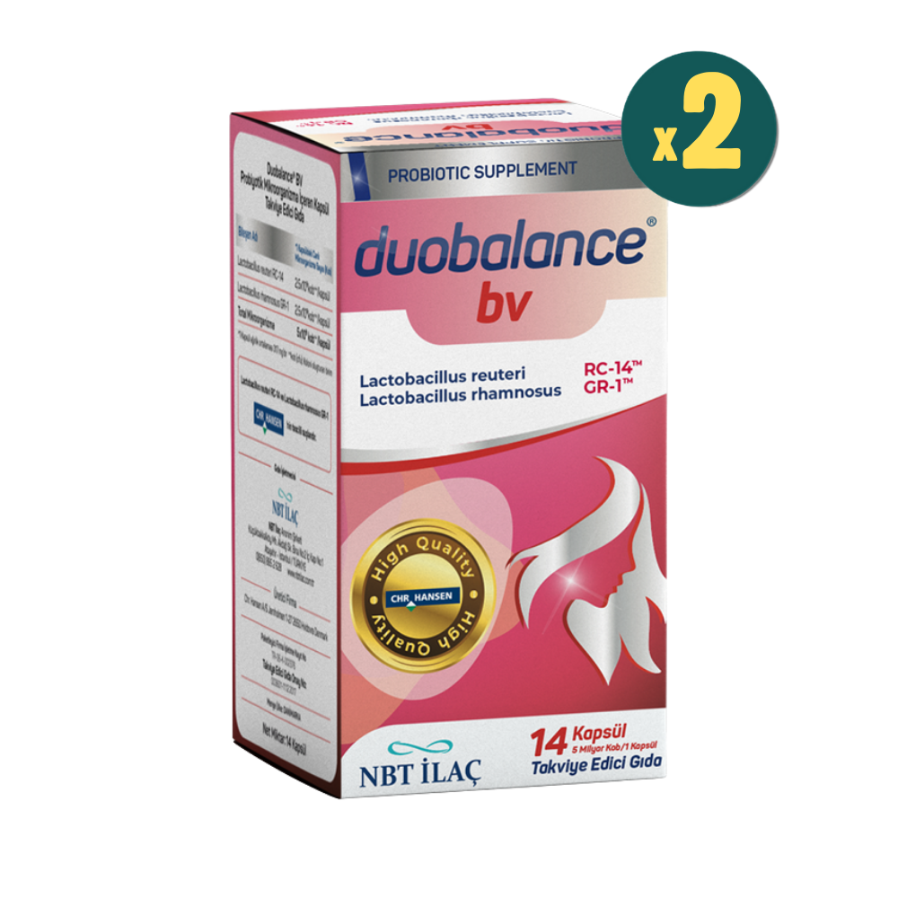 Duobalance BV Probiyotik 14 Kapsül 2 Adet Fiyatları - Modern Eczane