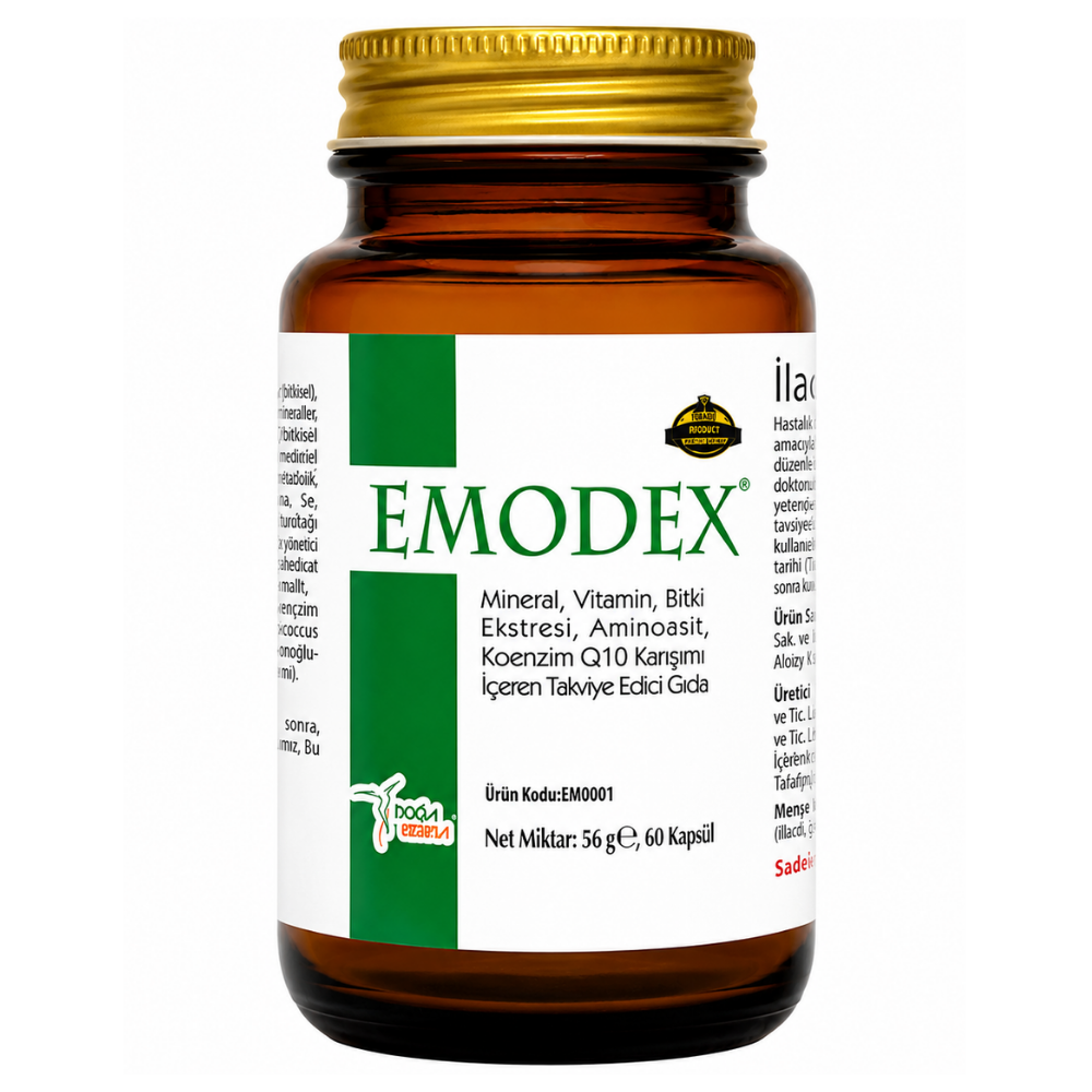 Emodex Takviye Edici Gıda 60 Kapsül Fiyatları - Modern Eczane