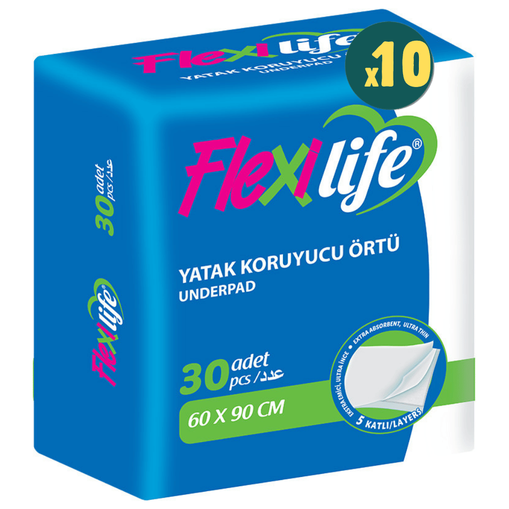 Flexi Life Yatak Örtüsü 30'lu - 10 Adet Fiyatları -Modern Eczane