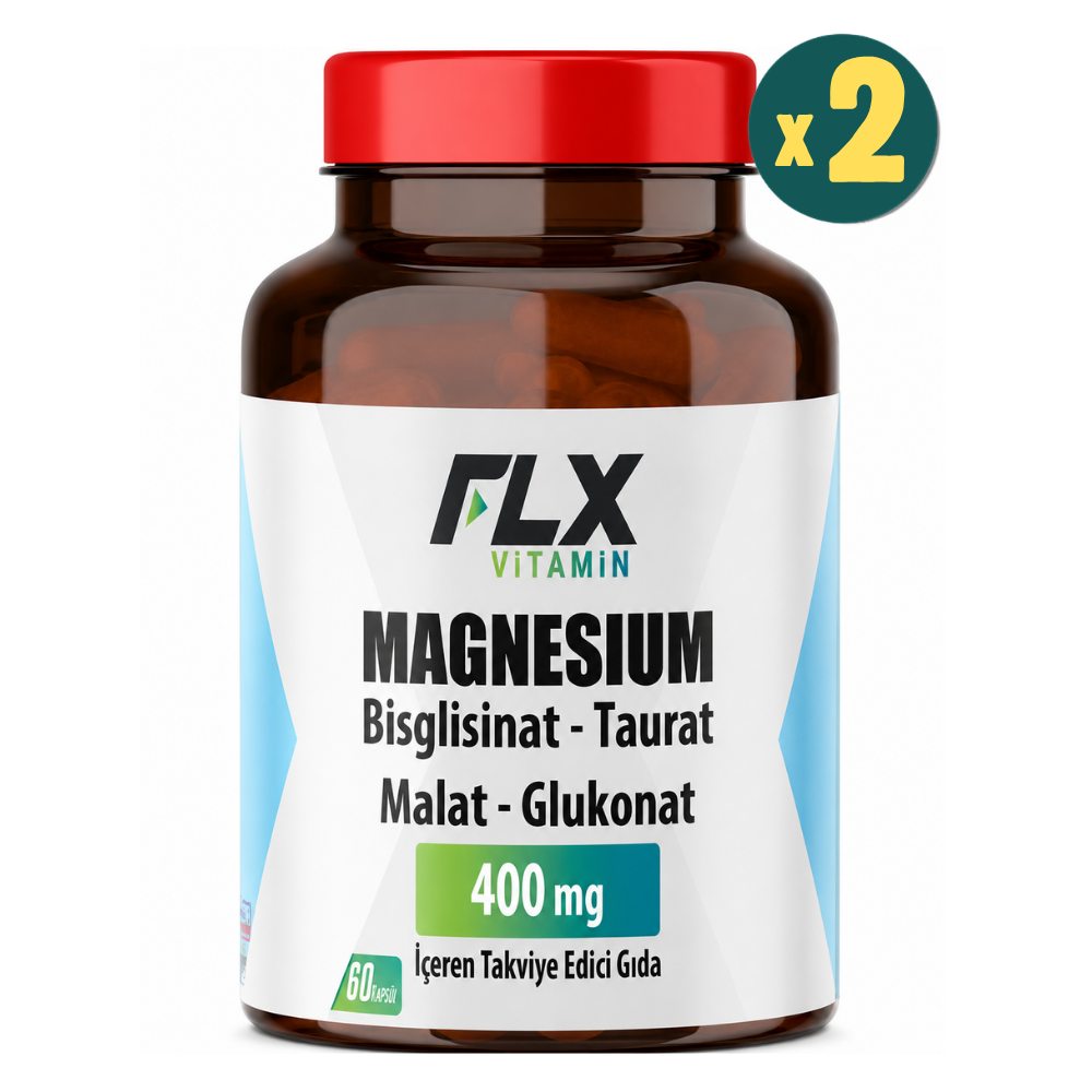 FLX Magnezyum Bisglisinat Malat Taurat Glukonat 60 Tablet 2 Adet Fiyatları - Modern Eczane