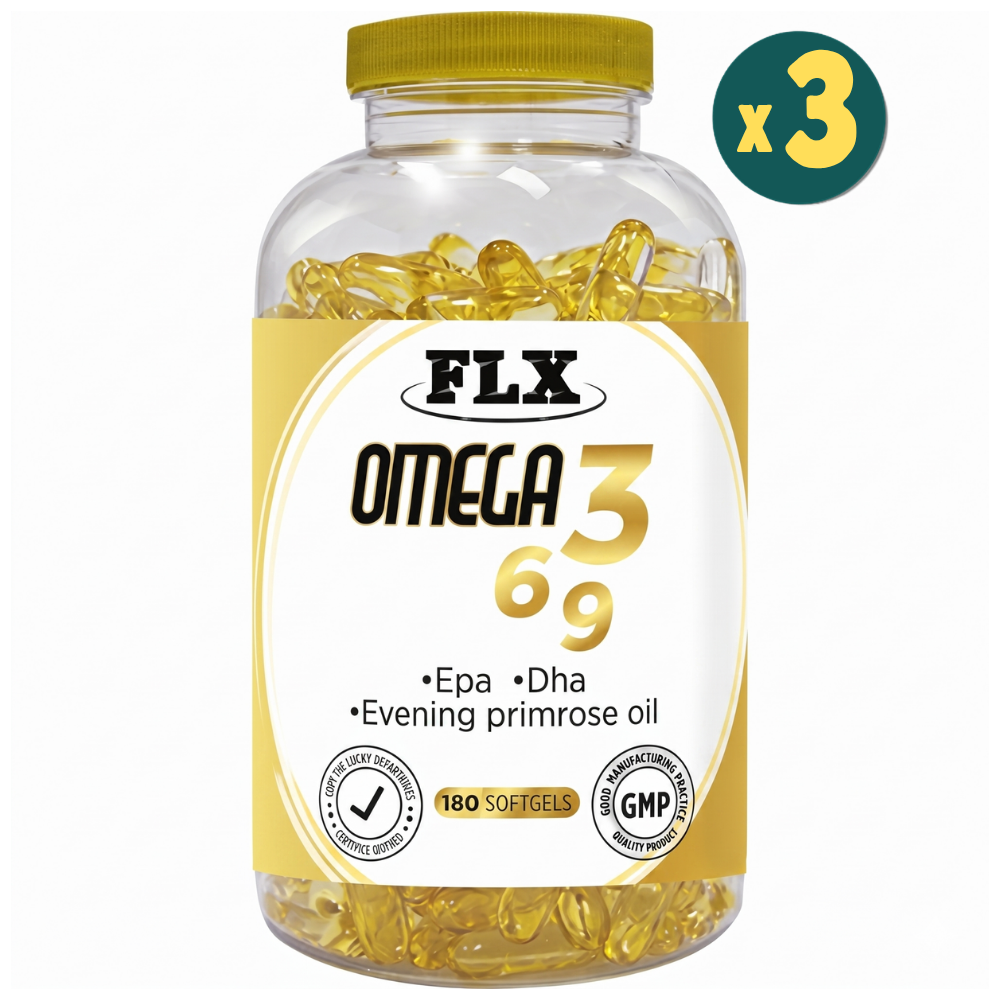 FLX Omega 3-6-9 Balık Yağı DHA-EPA 180 Softgel 3 Adet Fiyatları - Modern Eczane