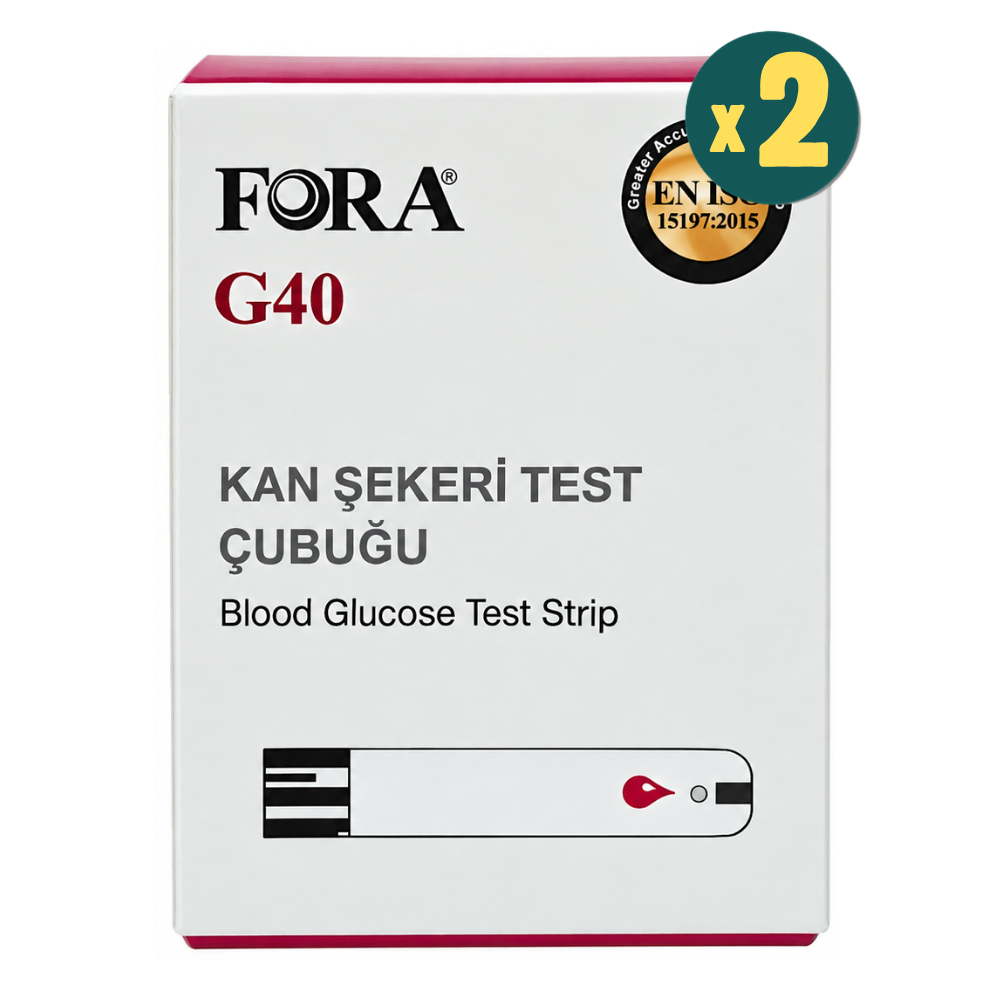 Fora G40 Kan Şekeri Test Stripi 50'li 2 Adet Fiyatları - Modern Eczane