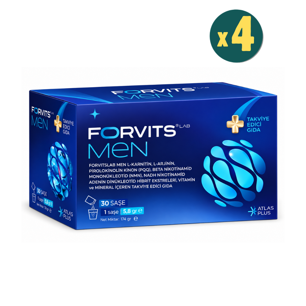 Forvits Lab Men 174 gr 30 Saşe 4 Adet Fiyatları - Modern Eczane