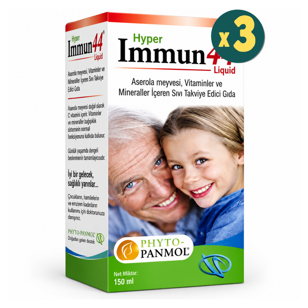 Hyper Immun 44 Şurup 150 ml 3 Adet Fiyatları - Modern Eczane