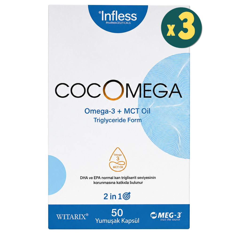 Infless Cocomega 50 Kapsül 3 Adet Fiyatları - Modern Eczane