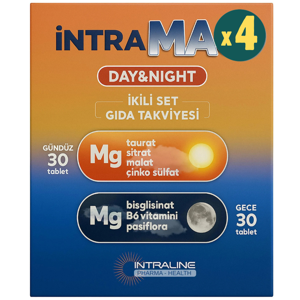 Intramag Day&Night 30+30 Tablet 4 Adet Fiyatları - Modern Eczane