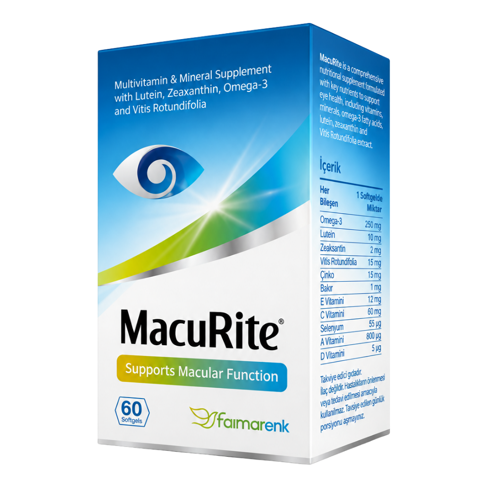 Macurite Lutein Zeaksantin 60 Kapsül Fiyatları - Modern Eczane