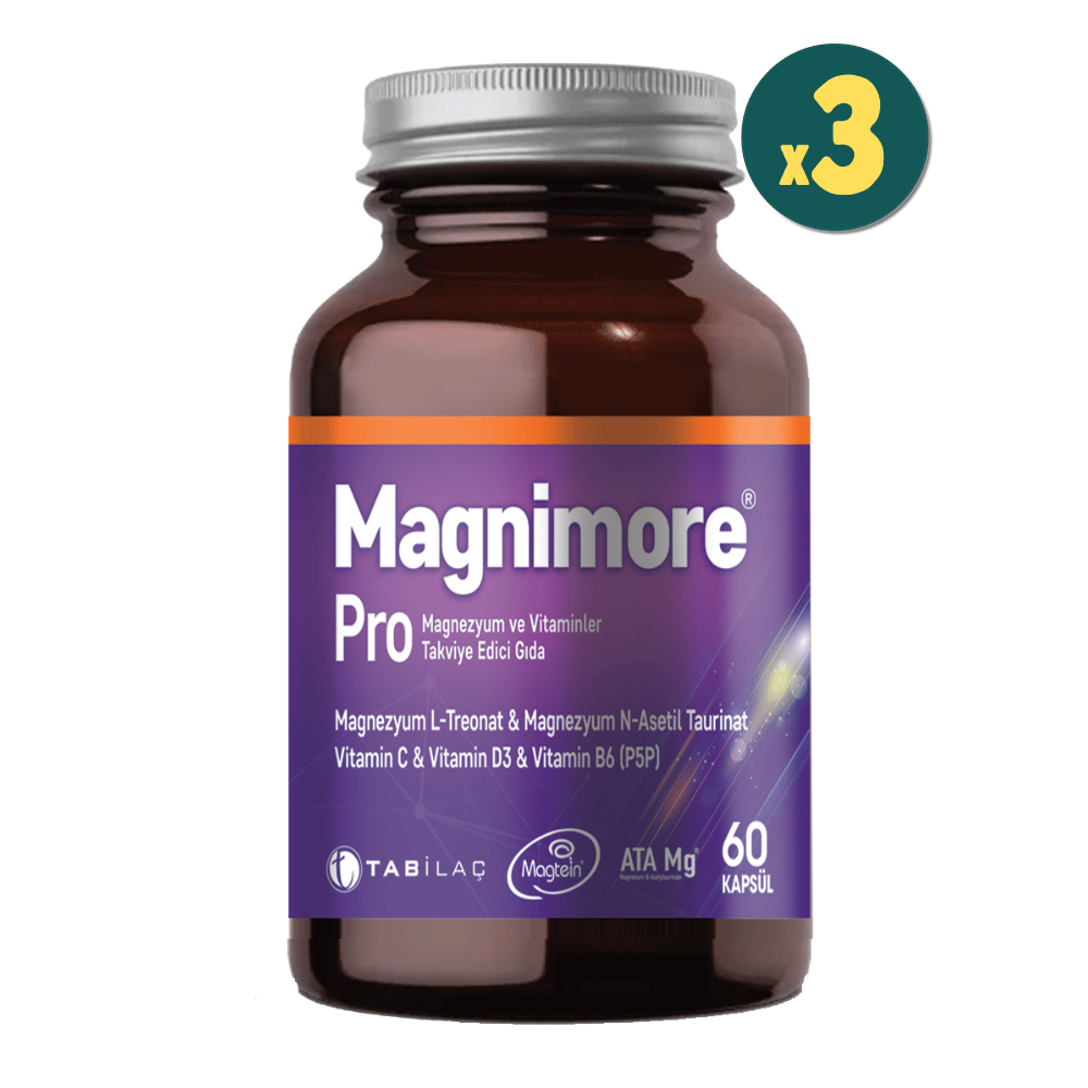 Magnimore Pro 90 Kapsül 3 Adet Fiyatları - Modern Eczane