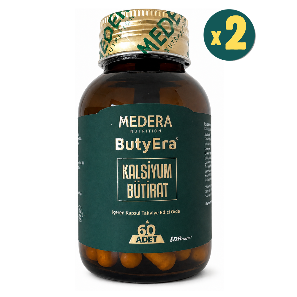 Medera Butyera Kalsiyum Bütirat 60 Kapsül 2 Adet Fiyatları - Modern Eczane