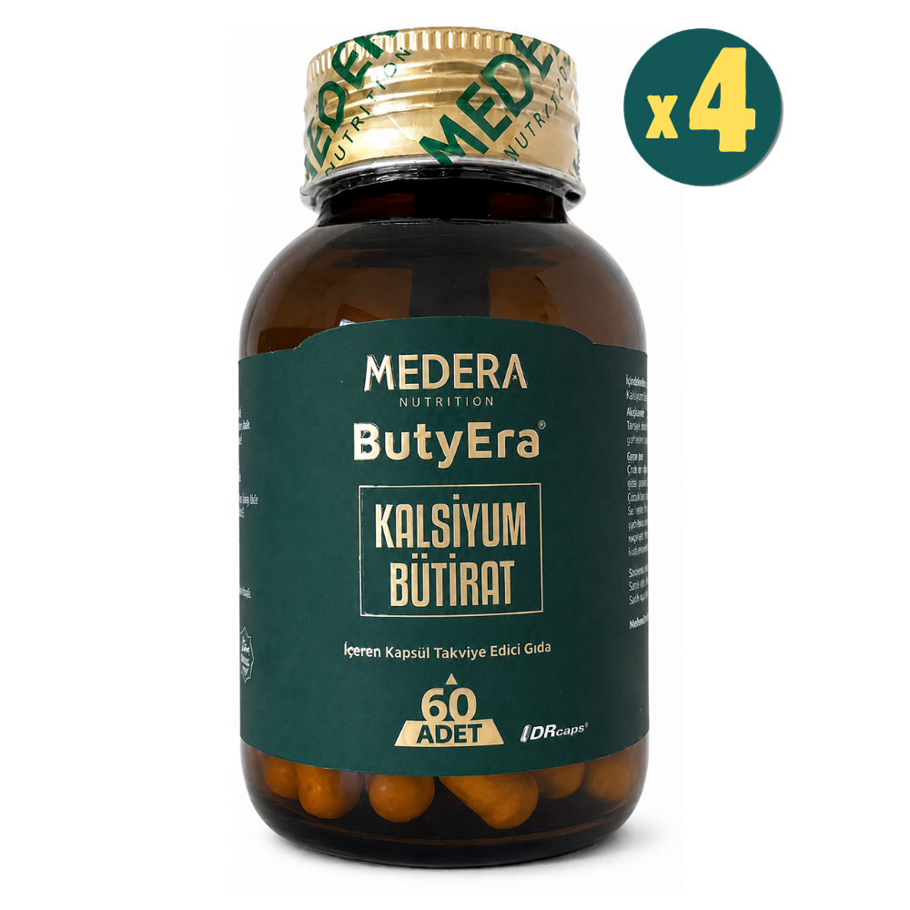 Medera Butyera Kalsiyum Bütirat 60 Kapsül 4 Adet Fiyatları - Modern Eczane