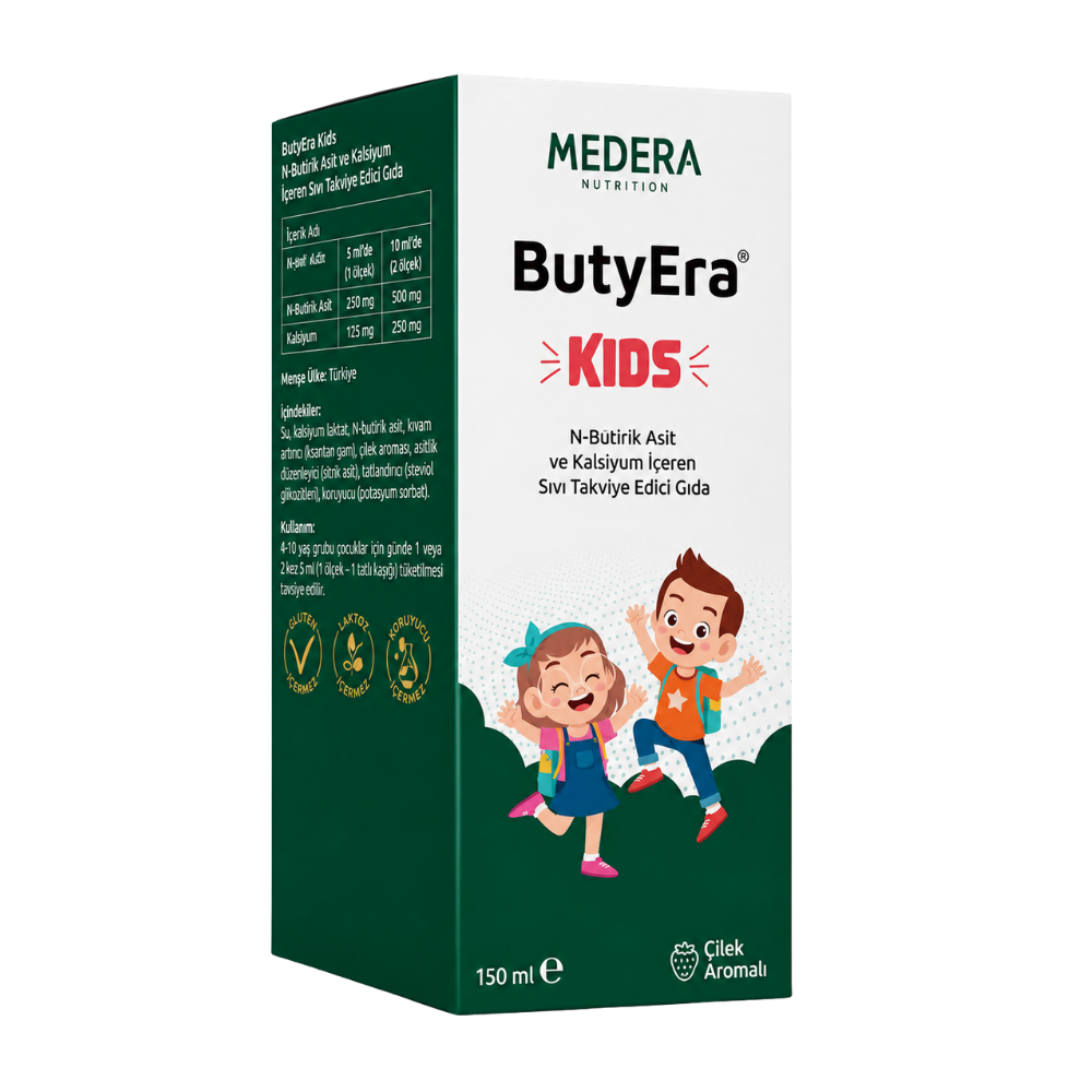 Medera Nutrition Butyera Kids Çilek Aromalı 150 ml Fiyatları - Modern Eczane