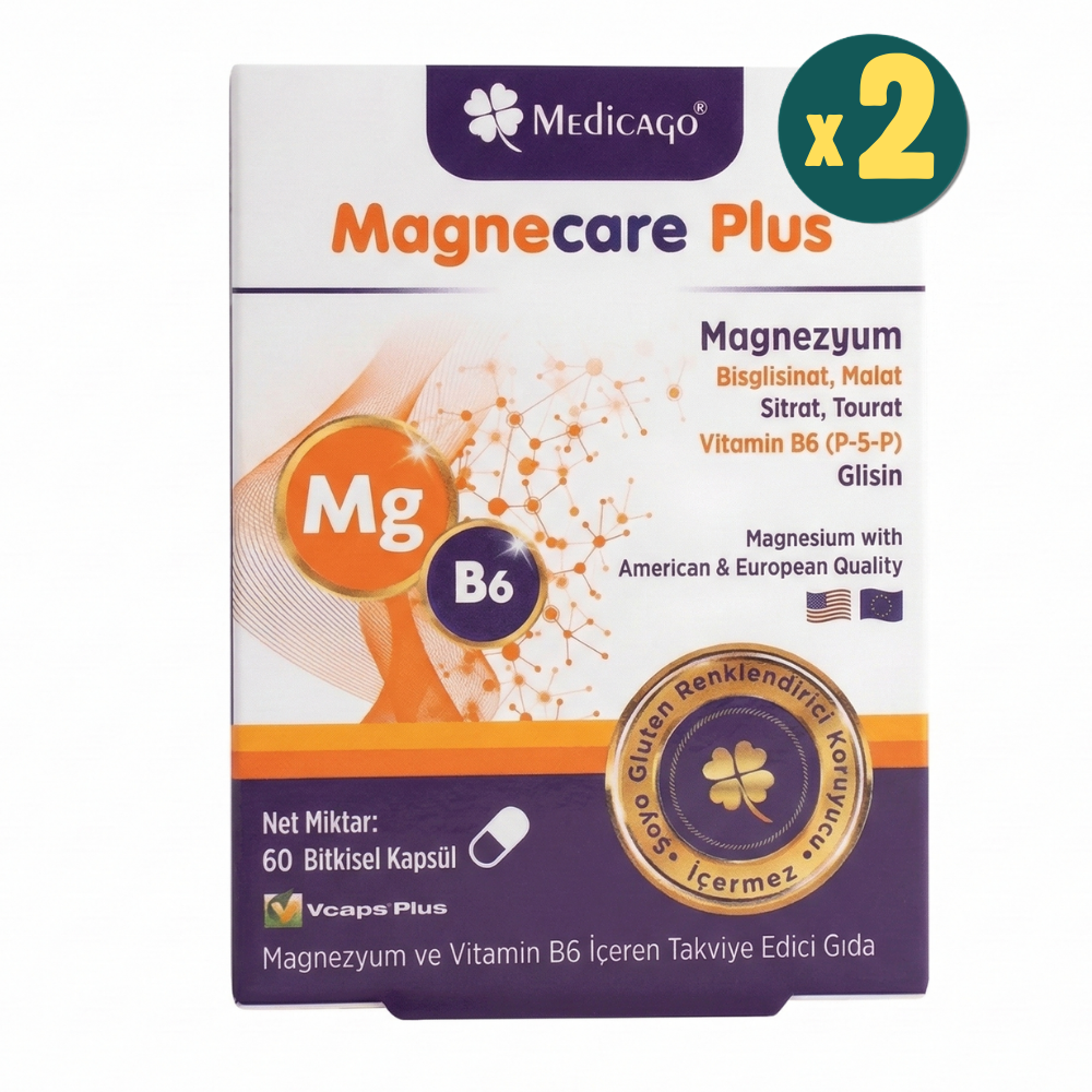 Medicago Magnecare Plus 60 Tablet 2 Adet Fiyatları - Modern Eczane