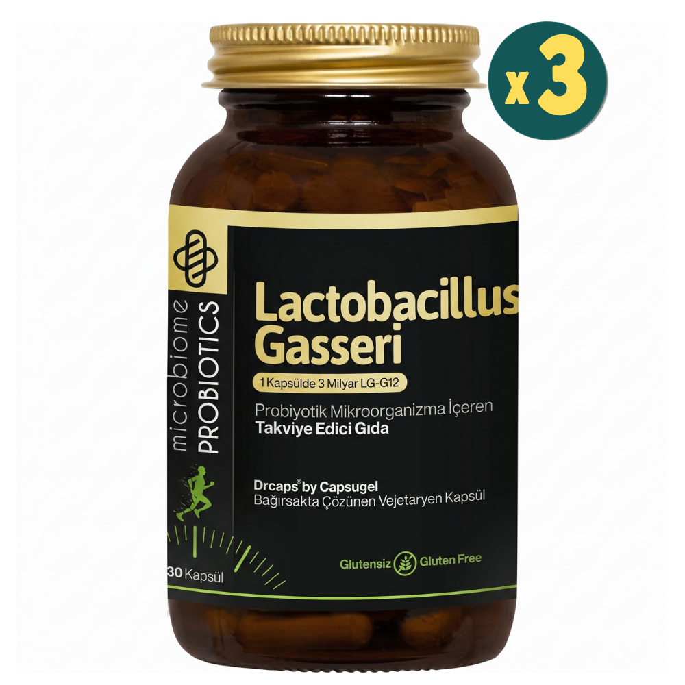 Microbiome Lactobacillus Gasseri 30 Kapsül 3 Adet Fiyatları - Modern Eczane