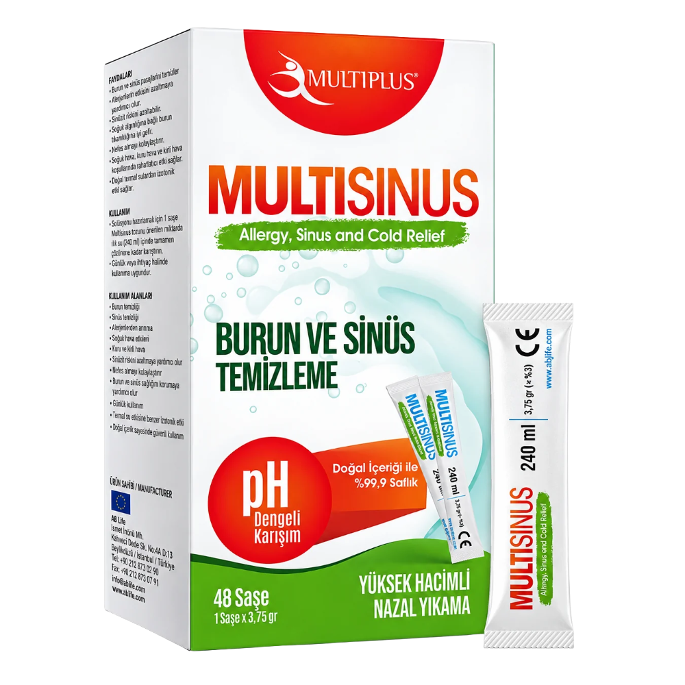 Multiplus Burun ve Sinüs Temizleme Yedek Kiti 48'li Fiyatları - Modern Eczane