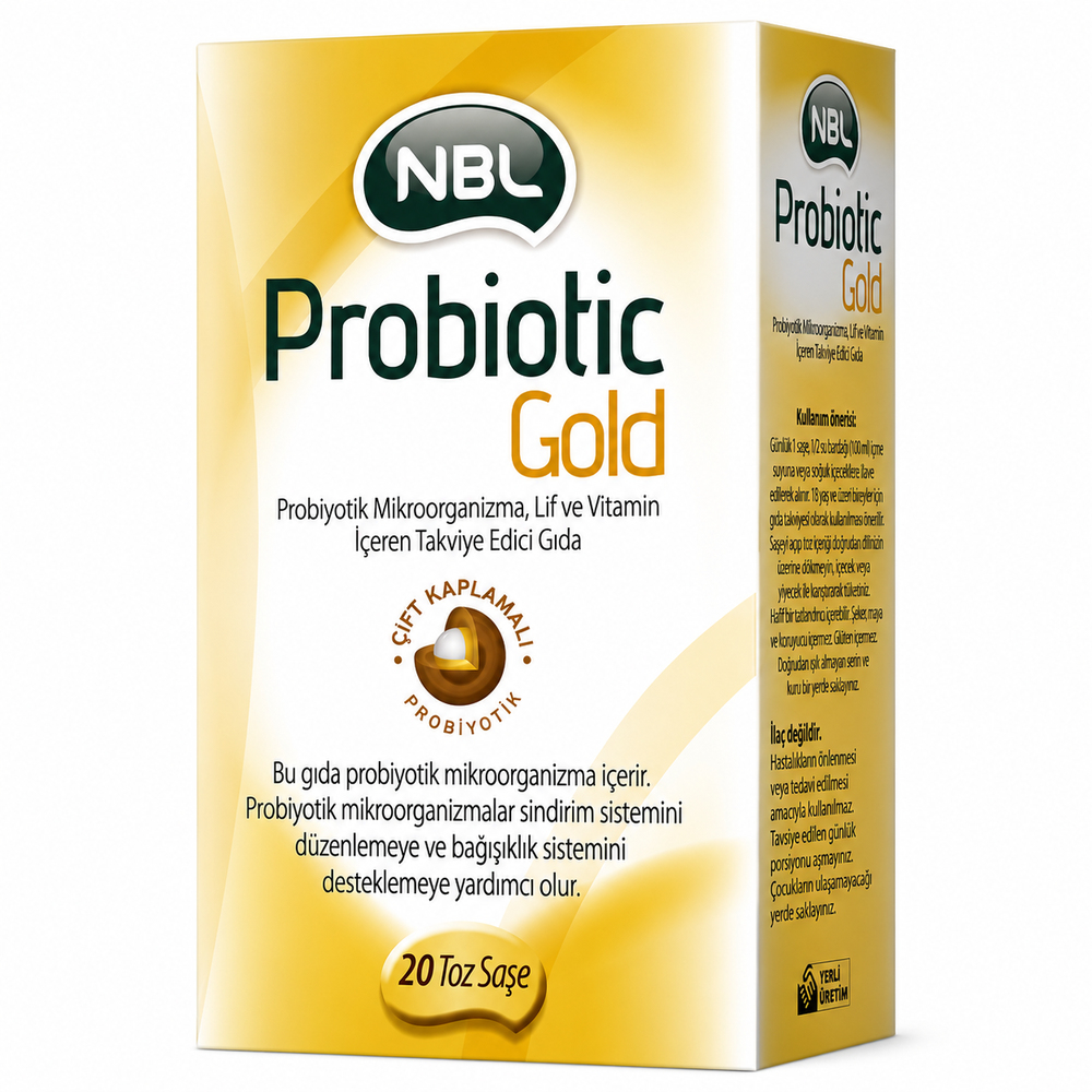 NBL Probiotic Gold 20 Stick Saşe Fiyatları - Modern Eczane