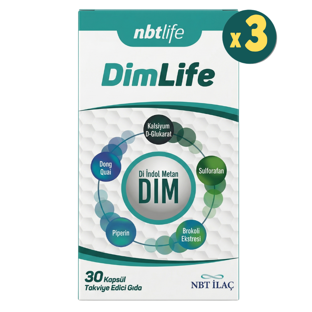 NBT Life Dimlife 30 Kapsül 3 Adet Fiyatları - Modern Eczane